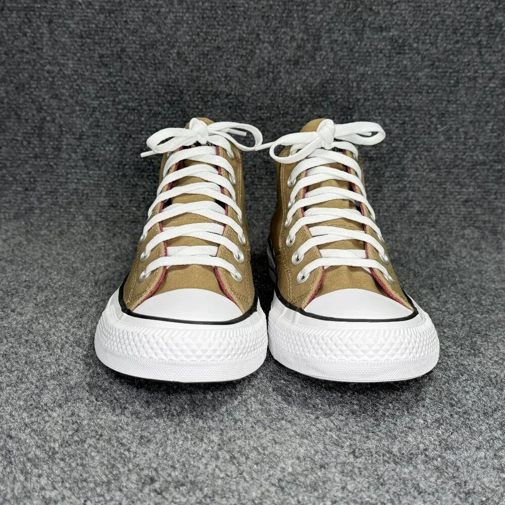 Converse Malden Street Casual Sneakers Men's 10 Tan Canvas Mid Chuck Taylor Shoe - Picture 2 of 12